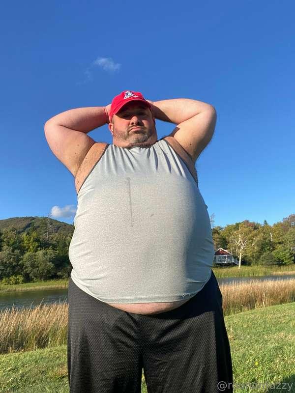 Fat Dad goes for a hike (sorta)