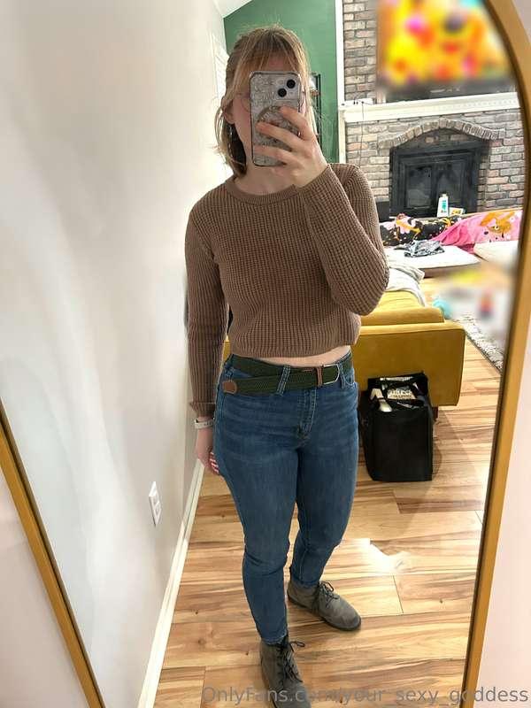 Here’s my outfit for getting groceries today, I’ll post the ..