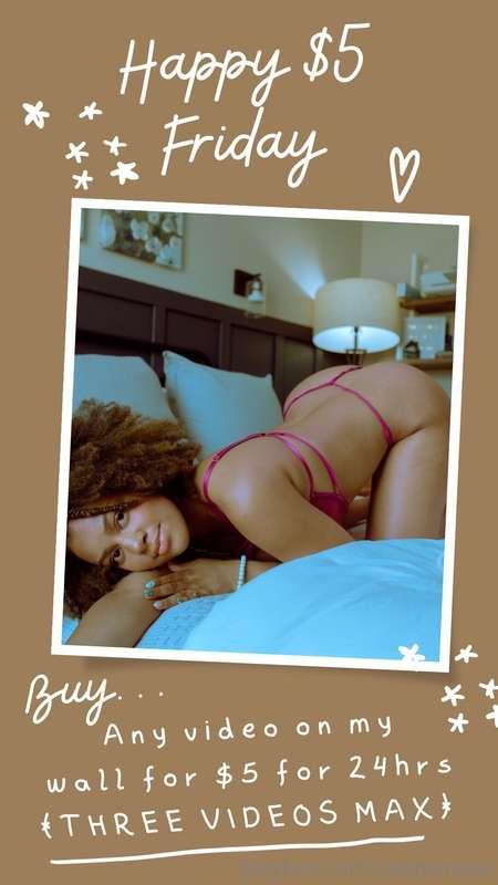 ⚠️CLOSED⚠️ **Happy $5 Friday lovey!** 📣***All of my videos**..