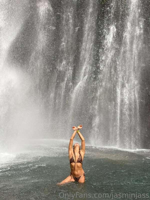I love waterfalls ❤️ I feel freedom when swimming there and ..