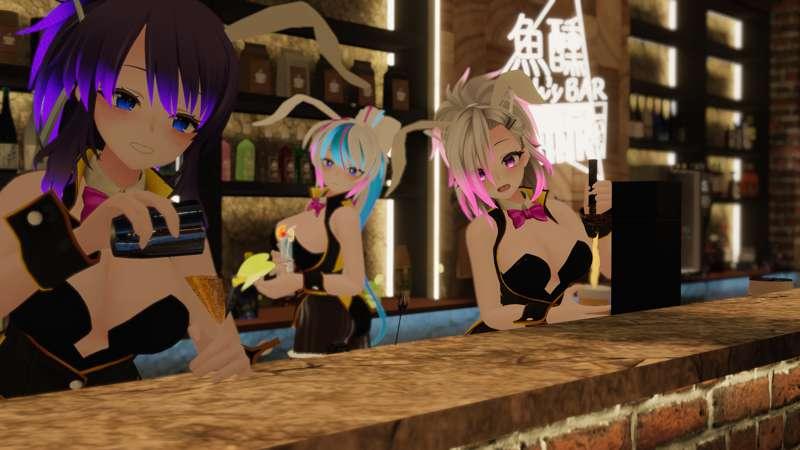 Bunny Girls Working IT!!! Photoshoot uwu!