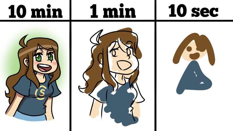 10 minute 1 minute 10 second challenge!