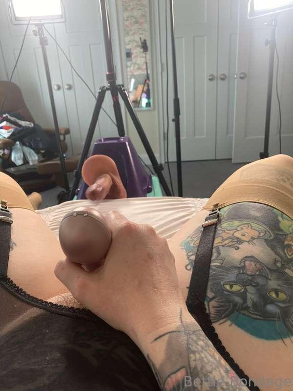 BTS for an upcoming vid—had to take care of myself again aft..