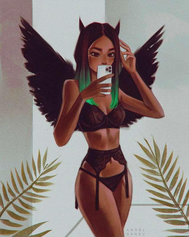 Angel's Selfie