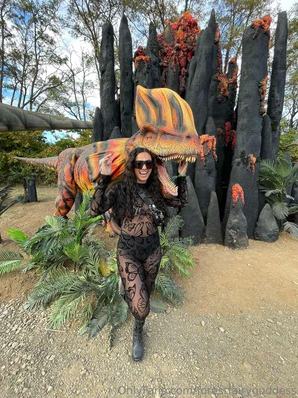 Hung out with the Dino’s 🦖