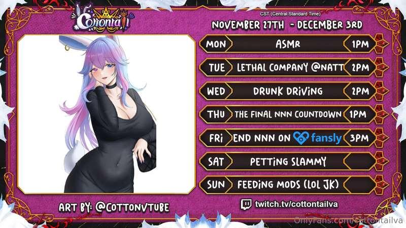 tomorrow I will be finally ending NNN on stream~! please cum..