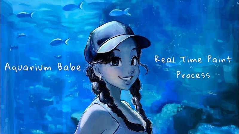 Aquarium Babe 🐟🐠| RTV