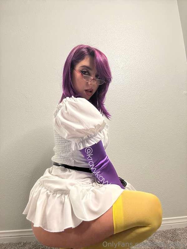 You bet I took a hot video in this rize cosplay, i posted on..