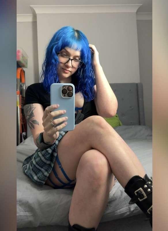 just a hint of blue 