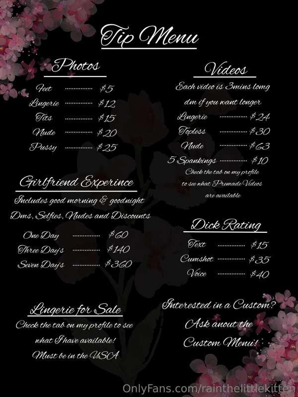 With the new year comes a new menu! Please dm me if you have..
