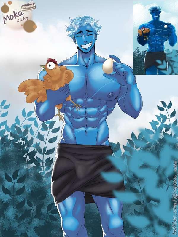 Hades from lore Olympus fanart...by me uwu