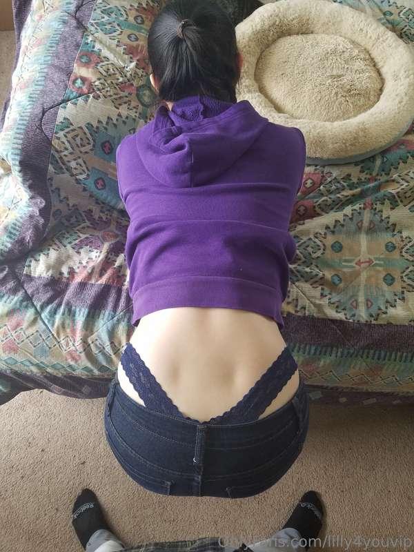 My thongs always sticking out and getting me into trouble, o..