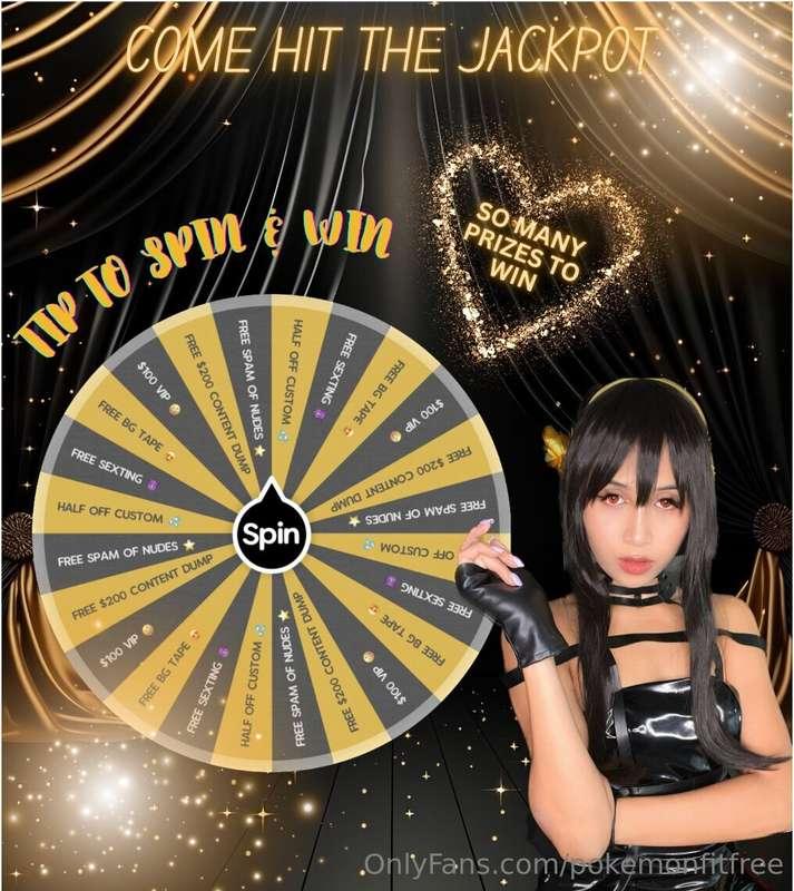 🖤💛 **YOU HAVE HIT THE JACKPOT** 💛🖤

There is so many prizes ..