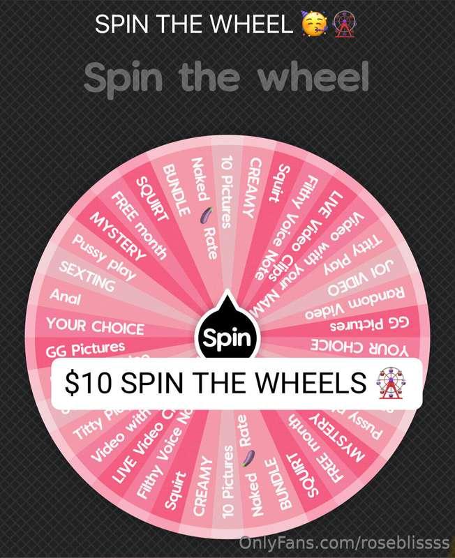 $10 SPIN THE WHEEL 