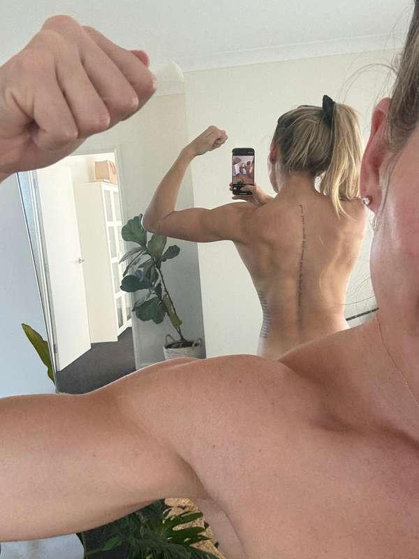 That gym work is paying off 🔥