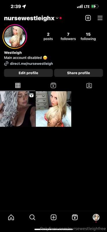 Main IG was disabled! Go follow the new 😋