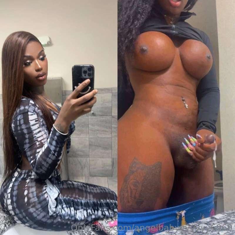 YOU MUST subscribe to my *BIG BLACK DICK & ASS* TS BESTIE 😻 ..