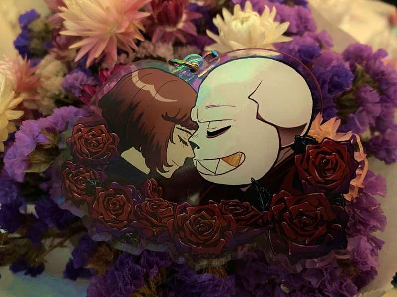 🔔Shop Open!🔔SoL Frisk x Sans Keychain