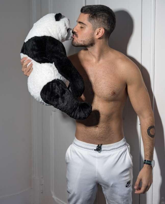 With my Panda Bear! 🍆