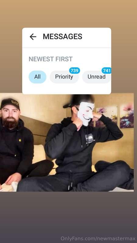 I spent an hour doing messages and as I say all the time I d..