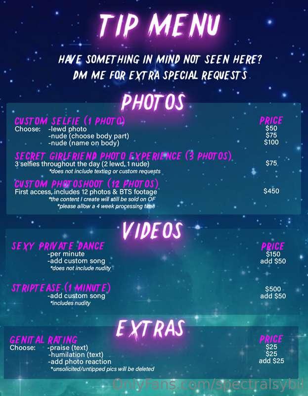 😈 Tip MENU! 😈