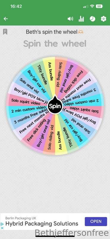 🏆SPIN THE WHEEL🏆

Decided to do a spin the wheel on this pag..