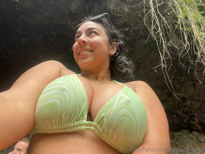 The cold water made my nipples so hard and sensitive