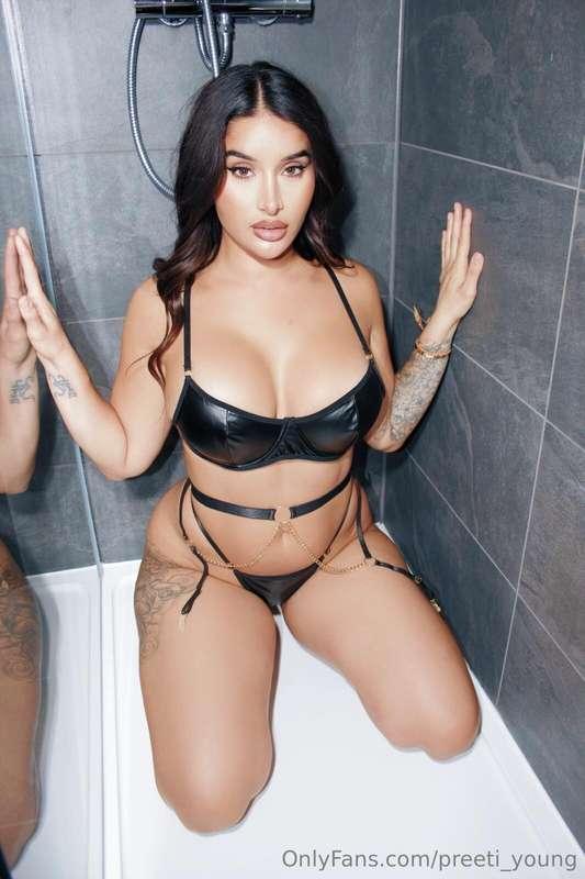 Let me spit on it baby