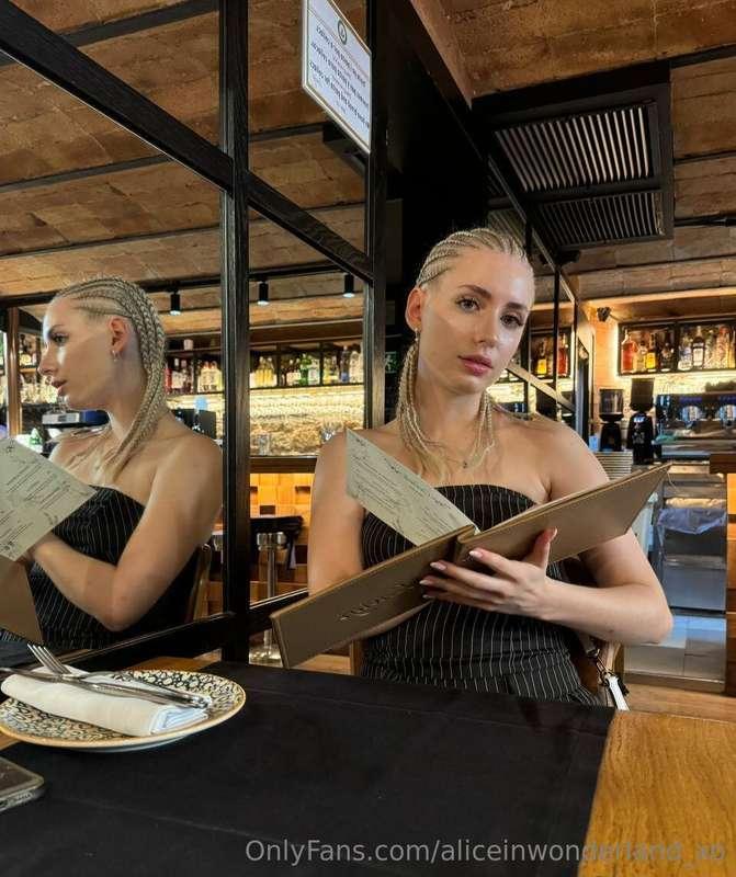 Once a week I try to go out to a new restaurant and order so..