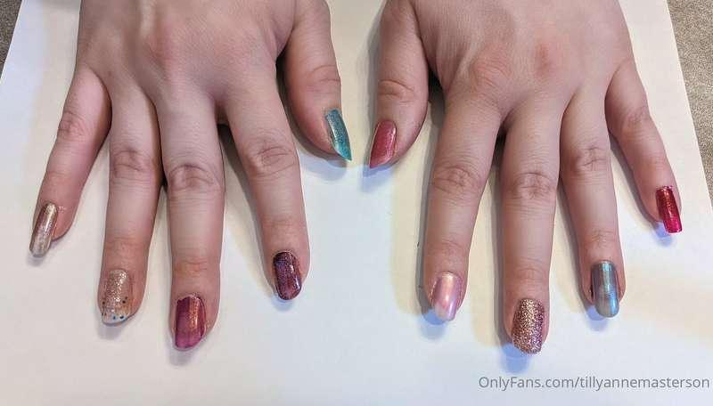 Trying to find the best shade of nail polish for my pedicure..