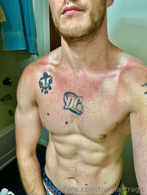 Abs popping nice today