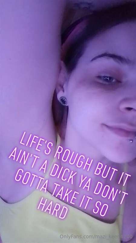 this one speaks for itself have a great day
think of me
