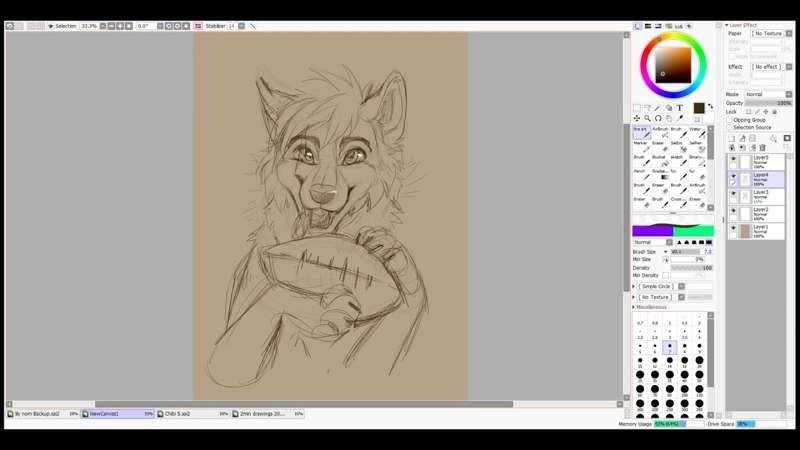 Headshot for Wuffball (speedsketch)