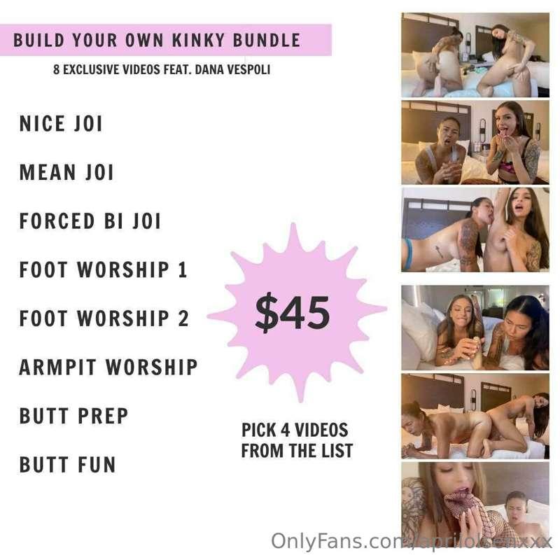 ✨ Build your own Bundle!!    ✨
 Tip $45 and choose 4 of my e..