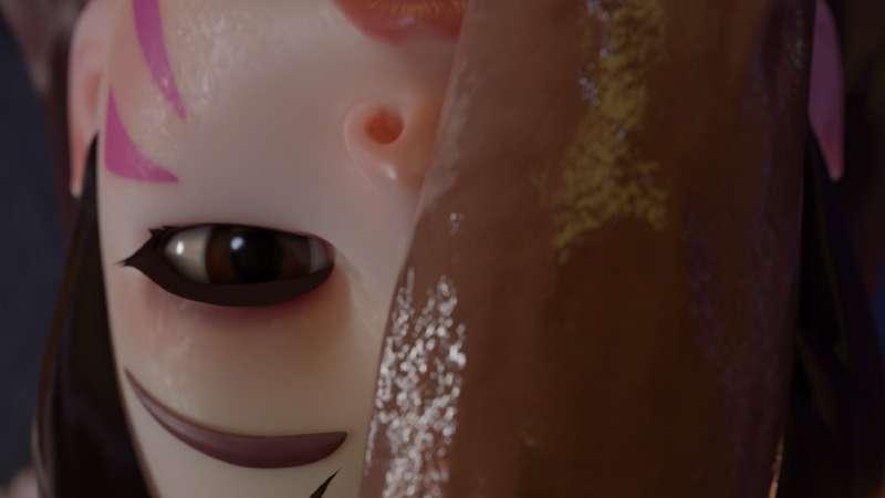 Officer D.Va facefuck  (2 videos + 4 images)