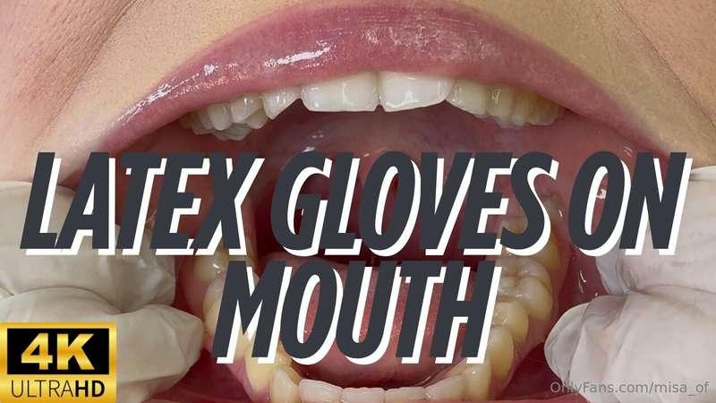 LATEX GLOVES AND MOUTH TEASEDo you like the sound of latex o..