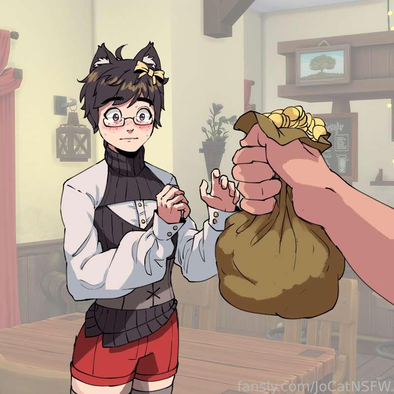 do WHAT for HOW MUCH gold?
#malesub #femdom #art #catboy #vtuber