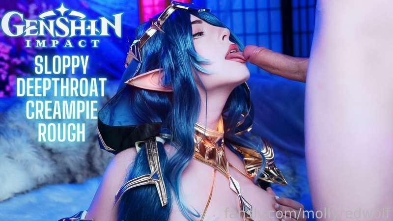 💦Genshin Impact. Layla swallows a big cock down her throat 💦
✨Legendary gets this video for free!✨
#sloppy , #deepthroat ,  #cumshot, #creampie , #cumonpussy , #doggy , #fyp #anime #game #hentai #fetish #porn #sex #fuck #cosplay #genshinimpact