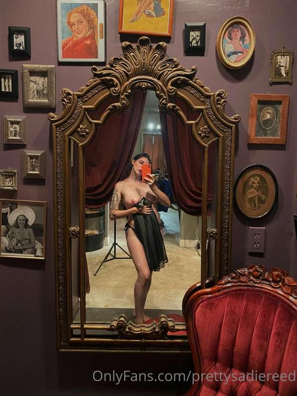 Oh, this old thing?

This is a 1960s black sheer chiffon bab..