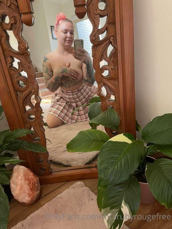 Why don’t you come and see what’s under the skirt over at @m..