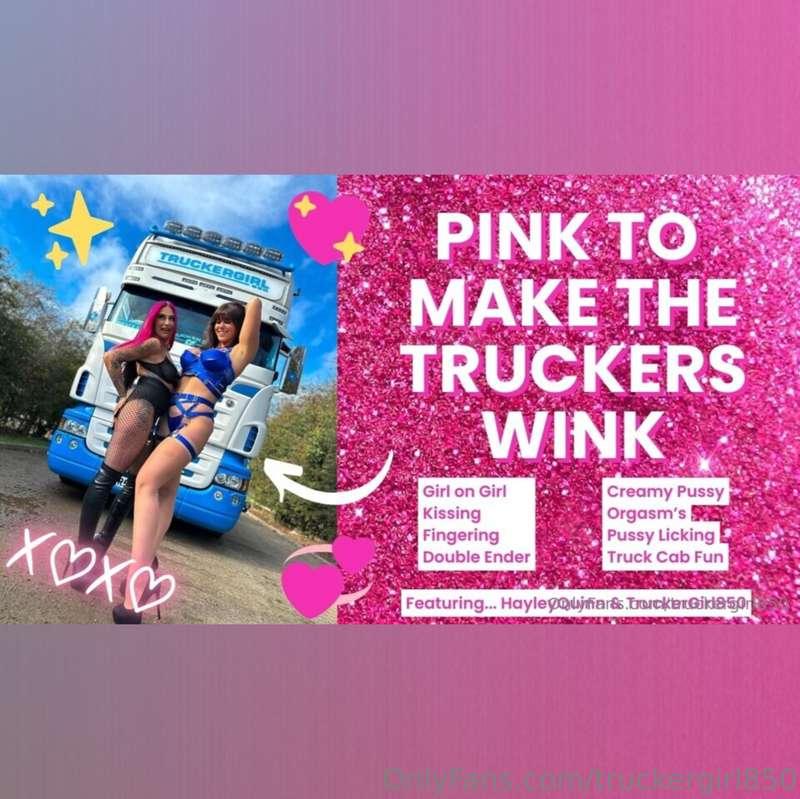Pink to make the Truckers WINK 😜 I love this hot sexy little..