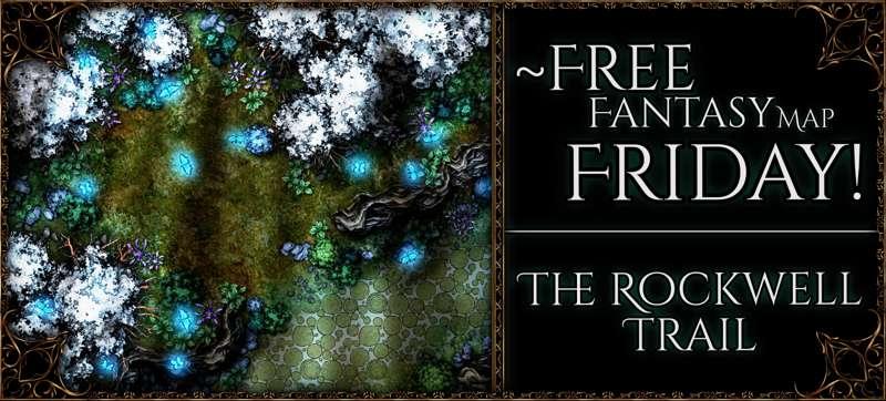 {The Rockwell Trail}{Free Fantasy Map Friday!} 40x30