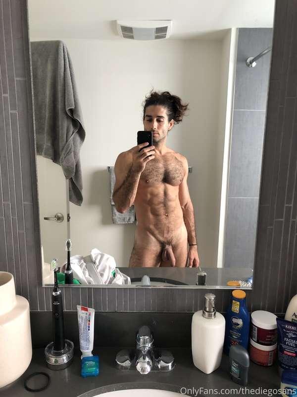 A window with natural lighting in the bathroom is a must