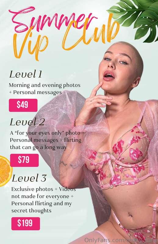 ✨ Welcome to my VIP Club ✨ Two weeks just for the chosen few..