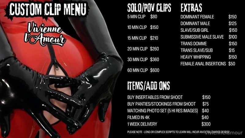 Want me to make your fantasies a reality? Book your custom c..