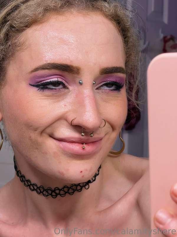 i had sweat literally dripping off my nose because i just le..