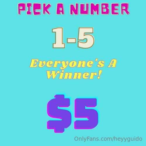 CLOSED Let's play pick a number!! The way it works is you ti..