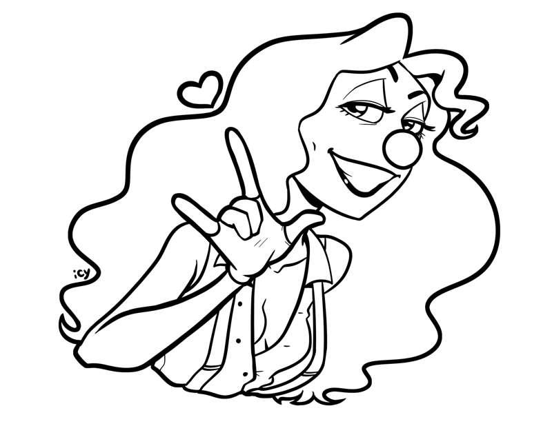 Rita Valentine's Sticker Lineart [WIP]