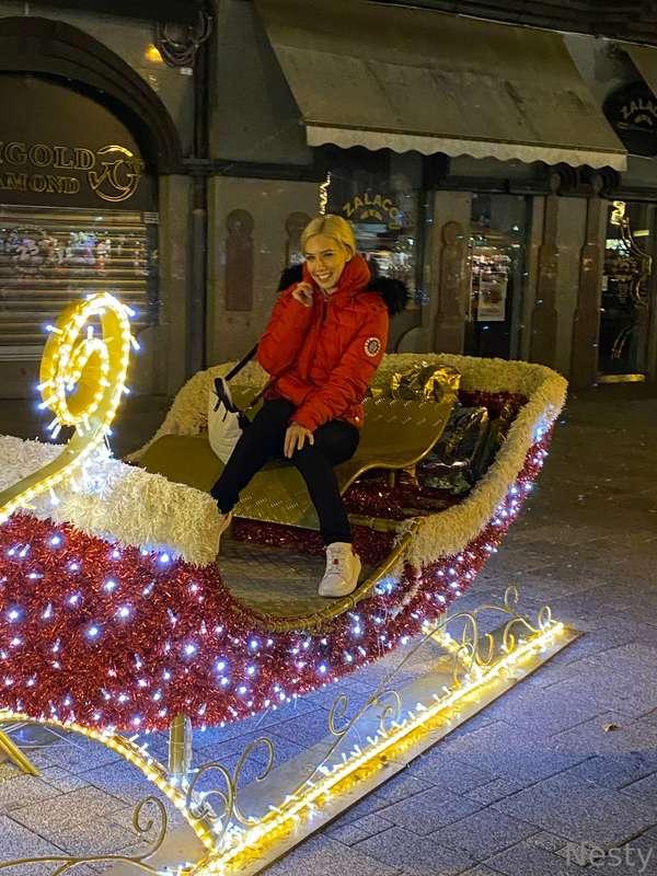 Christmas atmosphere in the city 🎄