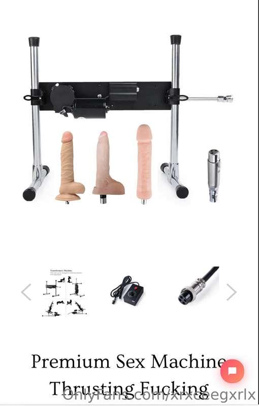 What do you think, do I need a fuck machine? I’m leaning tow..
